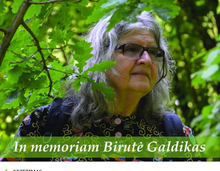 Birutės Galdikas 80-mečio paminėjimas VDU Botanikos sode